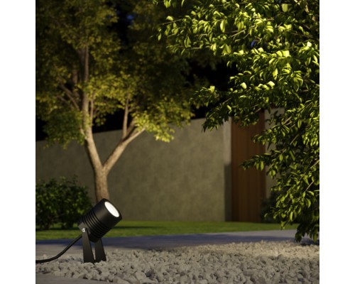 Грунтовый светильник Landscape 043 FL LED черный Elektrostandard