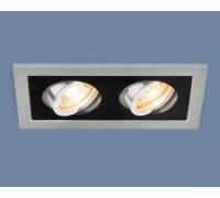 Точечный светильник 1031 1031/2 MR16 SL/BK серебро/черный Elektrostandard