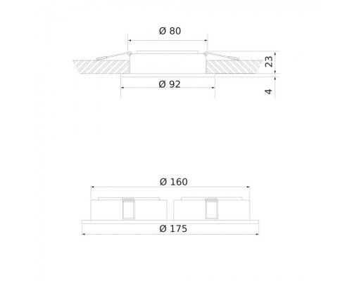 Точечный светильник 1081/1-2 & 1091/1-2 1091/2 Elektrostandard