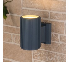 Настенный светильник уличный Strict 1404 TECHNO серый Elektrostandard