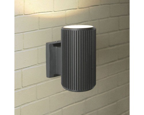 Настенный светильник уличный Strict 1404 TECHNO черный Elektrostandard