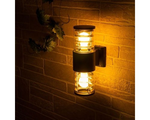 Настенный светильник уличный Strada 1407 TECHNO серый Elektrostandard