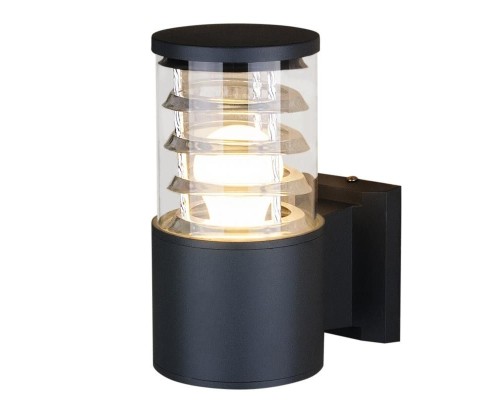 Настенный светильник уличный Strada 1408 TECHNO черный Elektrostandard