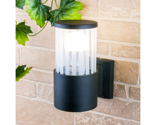 Настенный светильник уличный Techno 1410 TECHNO чёрный Elektrostandard