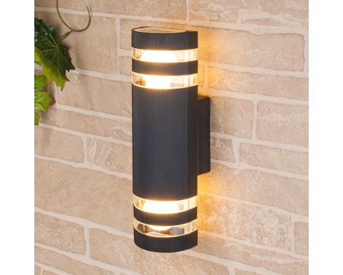 Настенный светильник уличный Ignis 1443 TECHNO черный Elektrostandard