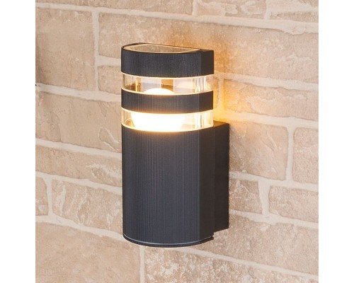 Настенный светильник уличный Ignis 1444 TECHNO черный Elektrostandard