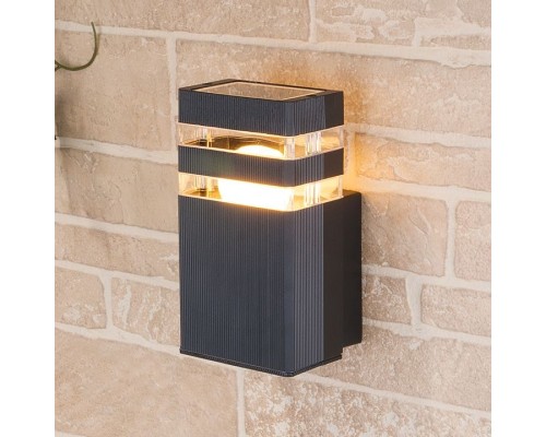 Настенный светильник уличный Ignis 1450 TECHNO черный Elektrostandard