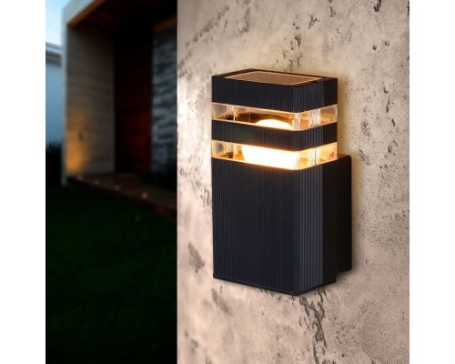 Настенный светильник уличный Ignis 1450 TECHNO черный Elektrostandard