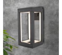 Настенный светильник уличный Frame 1527 TECHNO LED серый Elektrostandard