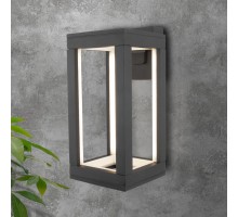 Настенный светильник уличный Frame 1527 TECHNO LED серый Elektrostandard