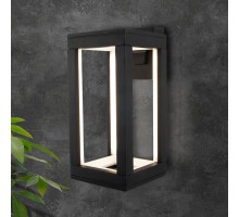 Настенный светильник уличный Frame 1527 TECHNO LED черный Elektrostandard