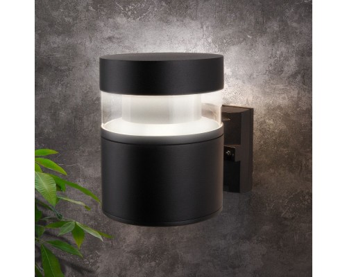 Настенный светильник уличный 1530 TECHNO LED черный Elektrostandard