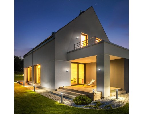 Настенный светильник уличный 1530 TECHNO LED серый Elektrostandard