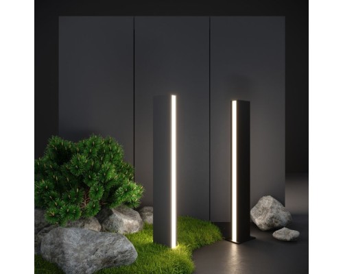 Наземный светильник Flat 1538 TECHNO LED серый Elektrostandard