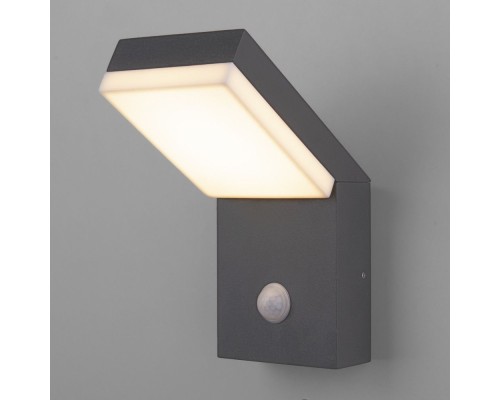 Настеный светильник уличный Sensor 1541 TECHNO LED серый Elektrostandard