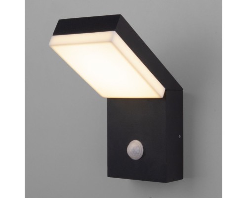 Настеный светильник уличный Sensor 1541 TECHNO LED черный Elektrostandard