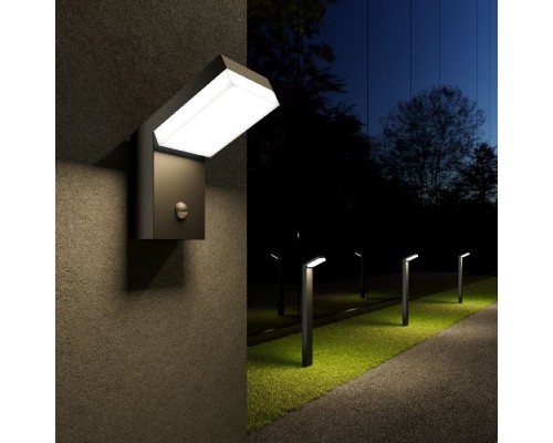 Наземный светильник Sensor 1542 TECHNO LED черный Elektrostandard