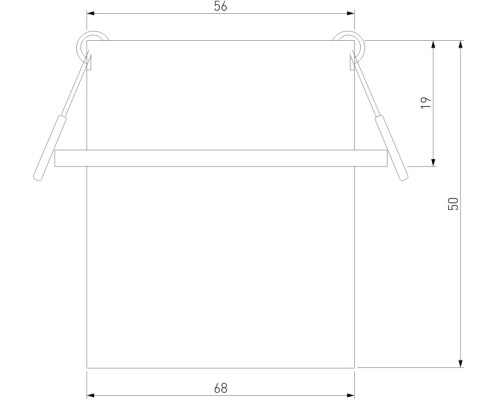 Точечный светильник Moll 25004/01 Elektrostandard