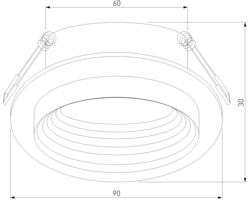 Точечный светильник Senso 25007/01 Elektrostandard