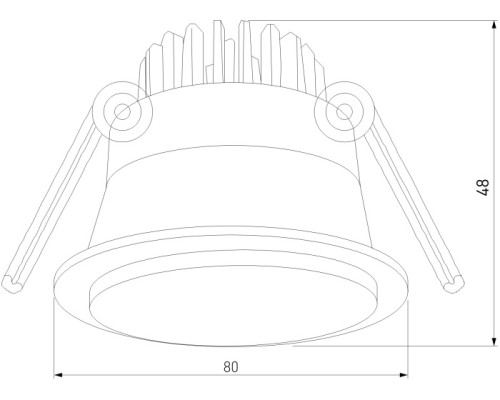 Точечный светильник Mils 25010/01 Elektrostandard