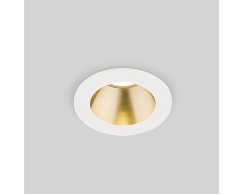 Точечный светильник Teka 25023/LED 7W 4200K WH/SB белый/бронза Elektrostandard