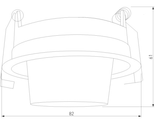 Точечный светильник Conner 25086/LED Elektrostandard