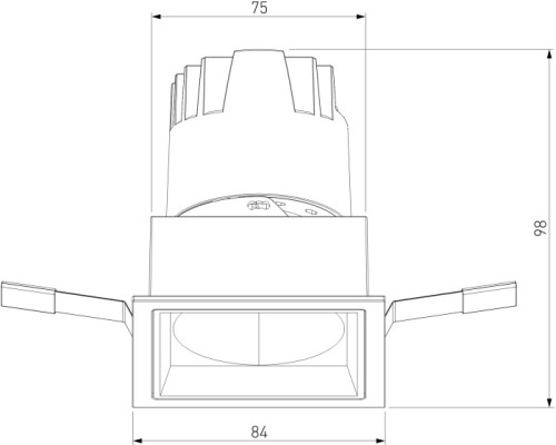 Точечный светильник Inline 25091/LED Elektrostandard