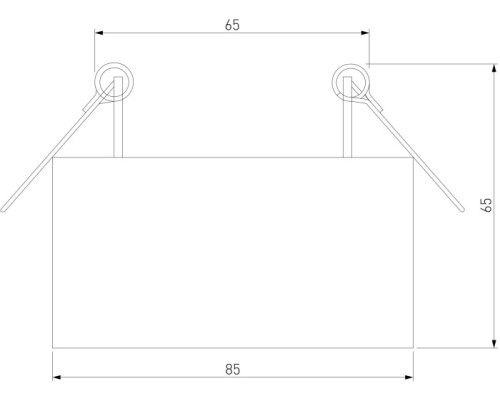 Точечный светильник Glam 25095/LED Elektrostandard