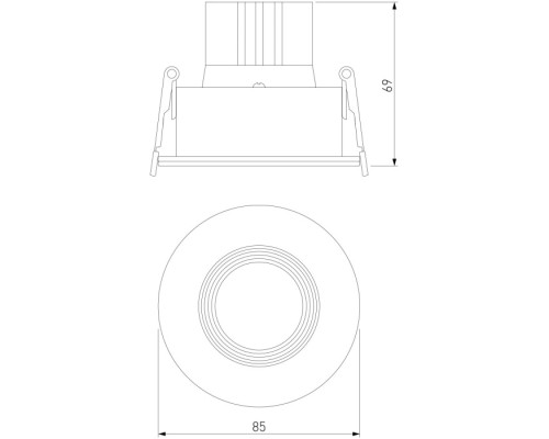 Точечный светильник Artis 25096/LED Elektrostandard