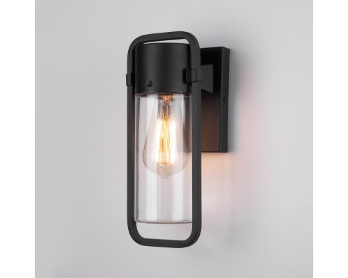 Настенный светильник уличный Lab 35001/D черный Elektrostandard