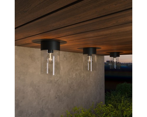 Потолочный светильник уличный Atrani 35085/F черный Elektrostandard