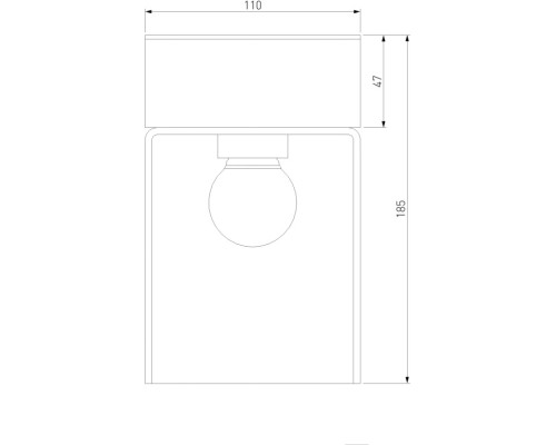 Потолочный светильник уличный Atrani 35085/F черный Elektrostandard