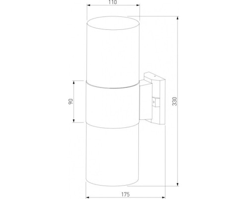Настенный светильник уличный Roil 35125/D Elektrostandard
