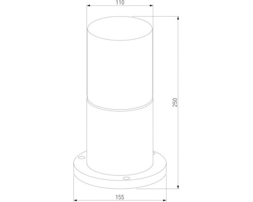 Наземный светильник Roil 35125/S Elektrostandard