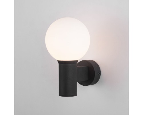 Настенный светильник уличный Sfera 35126/D черный Elektrostandard