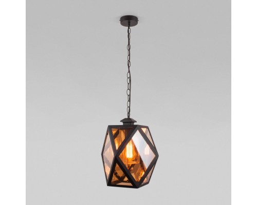 Уличный подвесной светильник Ambra 35133/H черный Elektrostandard