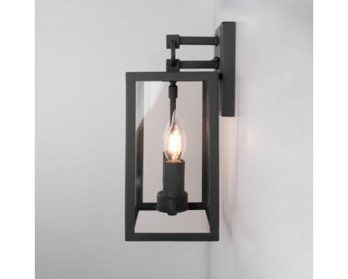 Настенный светильник уличный Candle 35150/D черный Elektrostandard