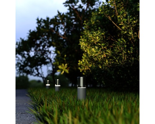 Грунтовый светильник Hidden 35166/S серый Elektrostandard