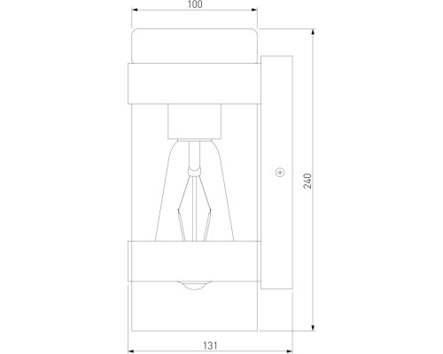 Настенный светильник уличный Falcon 35167/D темно-коричневый Elektrostandard