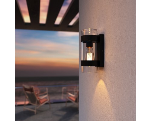 Настенный светильник уличный Falcon 35167/D черный Elektrostandard