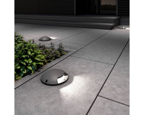 Встраиваемый светильник уличный Park 35167/S серый Elektrostandard