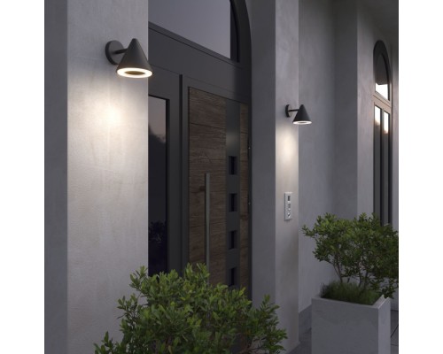 Настенный светильник уличный Artic 35169/D черый Elektrostandard