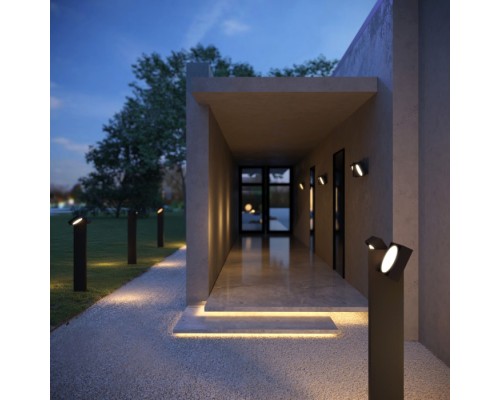 Наземный светильник Twin 35170/F черный Elektrostandard