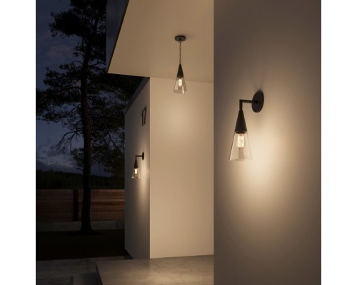 Уличный светильник подвесной Vesto 35171/H черный Elektrostandard