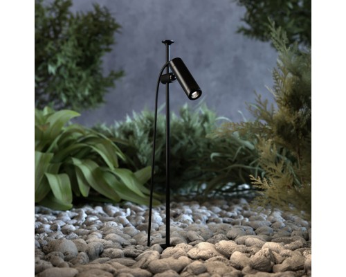 Грунтовый светильник Covert 35173/S черный Elektrostandard