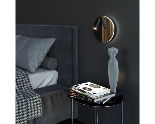 Спот Drom 40105/LED чёрный/чёрный жемчуг Elektrostandard