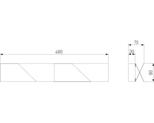Настенный светильник Snip 40116/LED Белый Elektrostandard