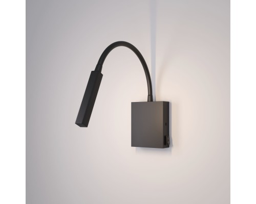 Настенный светильник Knob 40118/LED черный Elektrostandard