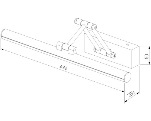Подсветка для картин Monza 40128/LED белый Elektrostandard