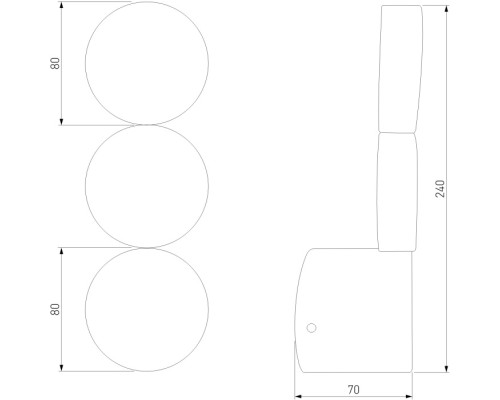Настенный светильник Brioni 40130/LED белый Elektrostandard